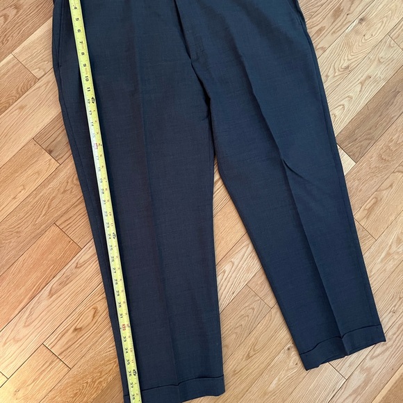 Two Men’s Lands’ End Traditional Fit wool dress pants size 42” - Picture 8 of 16